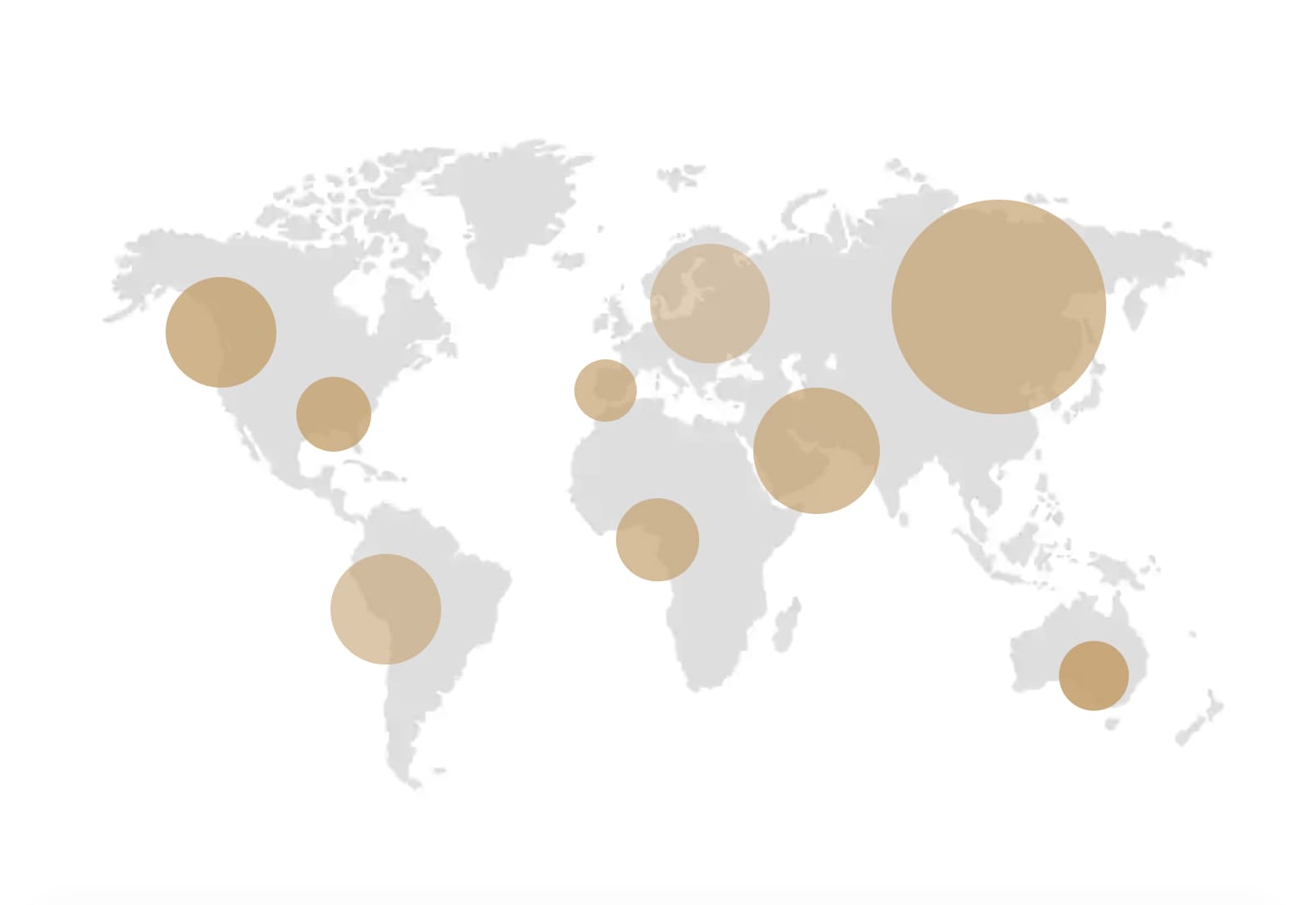 THE KLUB international community world map